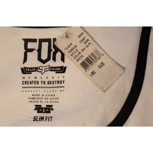 Fox Racing Womens Tank Top Size L Slim Fit - Picture 5 of 5